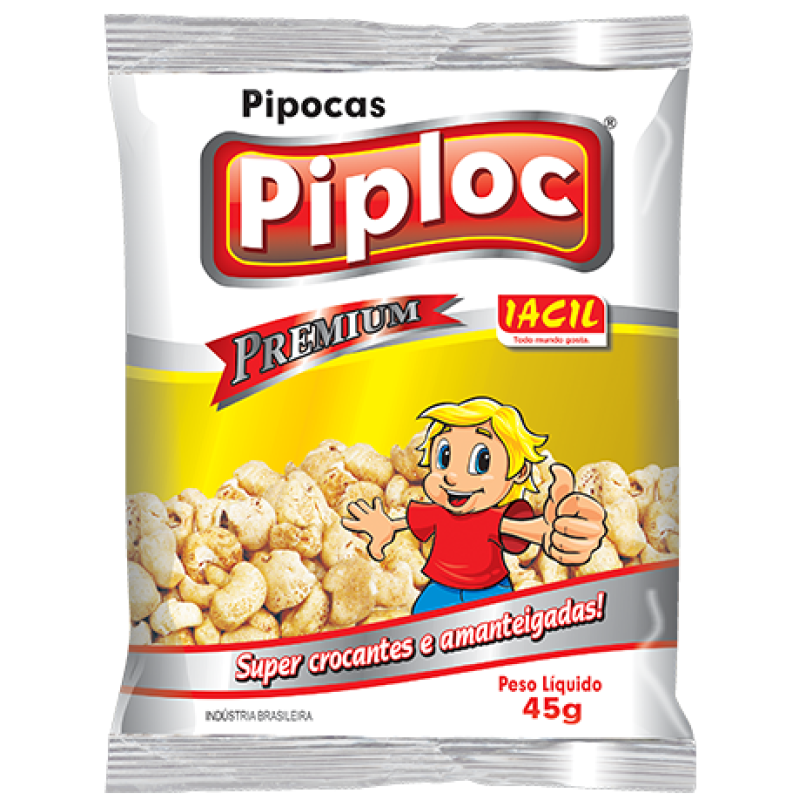 Pipoca Doce Piploc 45g Pipoca Doce Piploc 45g