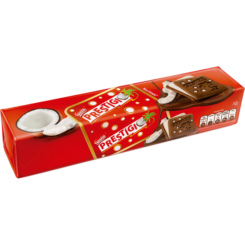 Biscoito Recheado Prestigio Nestlé 140g Biscoito Recheado Prestigio Nestlé 140g