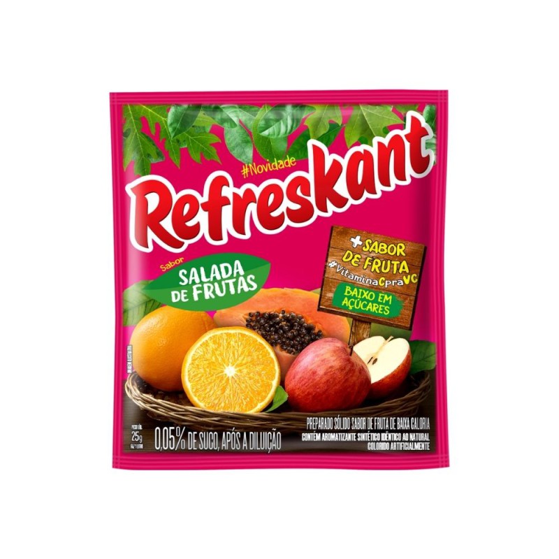 Refresco em pó Refreskant sabor Salada De Frutas 25g Refresco em pó Refreskant sabor Salada De Frutas 25g