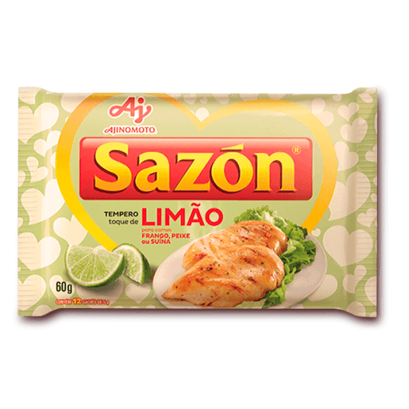 Sazon Tempero Toque de Limão 60g Sazon Tempero Toque de Limão 60g
