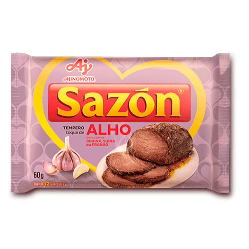 Sazon Tempero Toque de Alho 60g Sazon Tempero Toque de Alho 60g