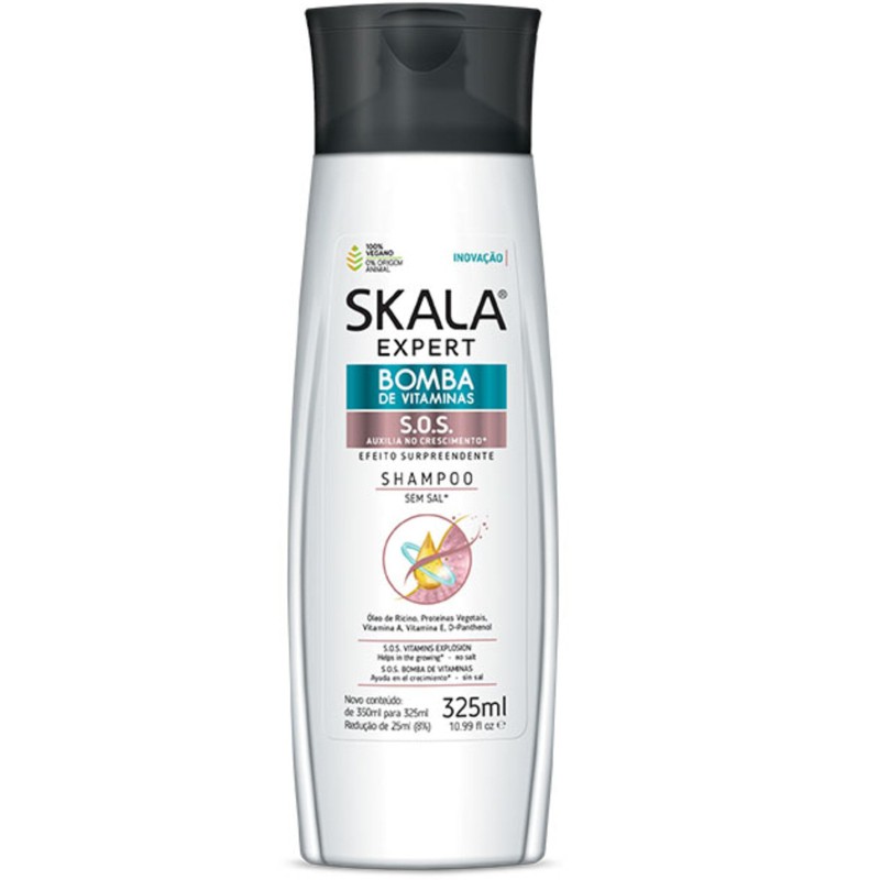 Shampoo Bomba De Vitaminas SOS Skala 325ml Shampoo Bomba De Vitaminas SOS Skala 325ml