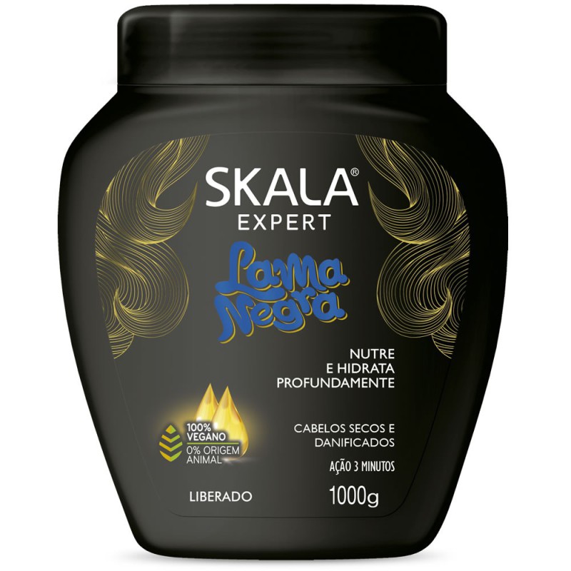Creme de Tratamento Lama Negra Skala 1kg Creme de Tratamento Lama Negra Skala 1kg