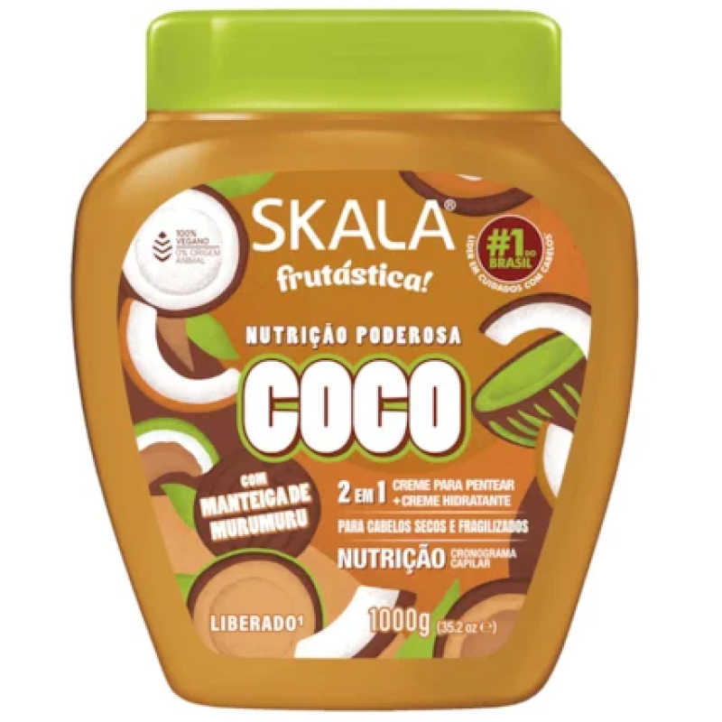 Creme de Tratamento Coco - Skala 1000g Creme de Tratamento Coco - Skala 1000g