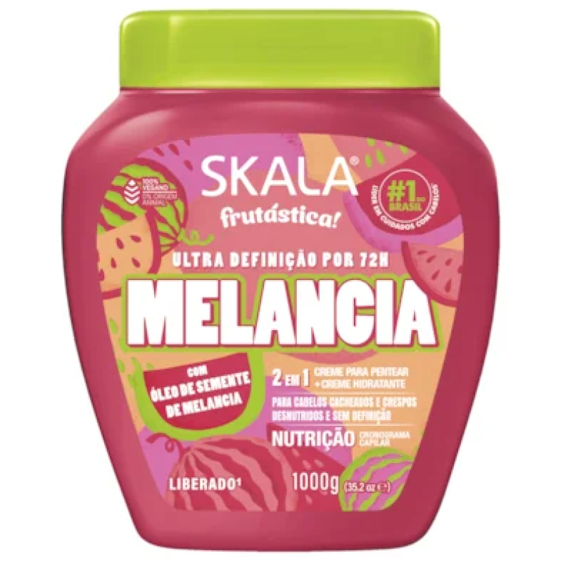 Creme de Tratamento Melancia - Skala 1000g Creme de Tratamento Melancia - Skala 1000g