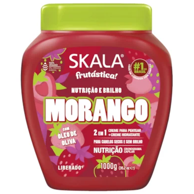 Creme de Tratamento Morango - Skala 1000g Creme de Tratamento Morango - Skala 1000g