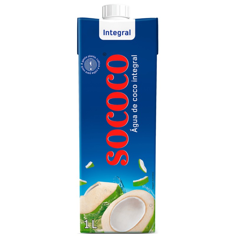 Água de Coco Sococo 1Lt Água de Coco Sococo 1Lt