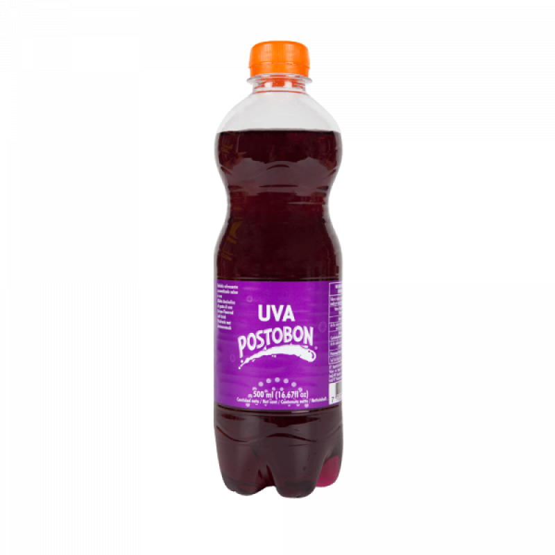 Gaseosa Postobon de Uva - 500ml Colombia Gaseosa Postobon de Uva - 500ml Colombia
